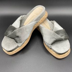 NWOT Dolce Vita Giza Knotted Platform Slides-6.5